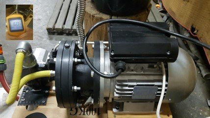 Prototipo di un sistema energetico in fase di test
